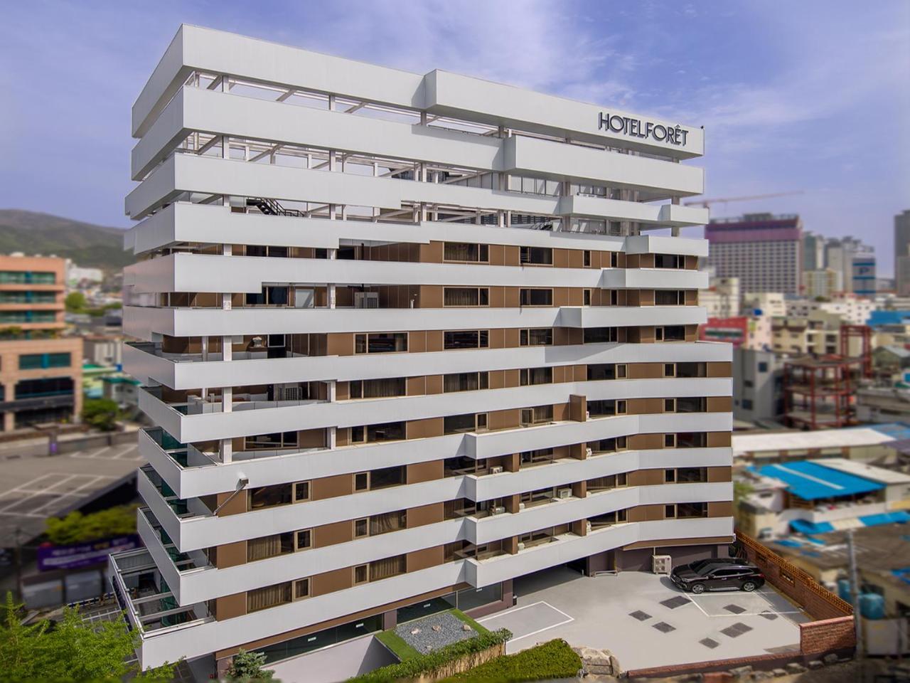 Hotel Foret Premier Haeundae Busan Bagian luar foto